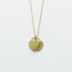 مملوكة مسبقًا Tiffany & Co. 18K  Yellow Gold Return to Tiffany Double Heart Tag Pendant Necklace