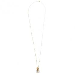 Pre Owned Tiffany & Co. Vintage Peretti Crystal Light Bulb Parfum Holder Pendant Necklace