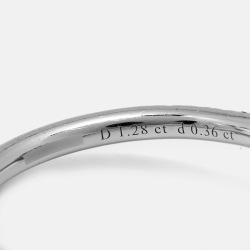 مملوكة مسبقًا خاتم تيفاني & كو. تيفاني سوليست ألماس بلاتينيوم مقاس 52