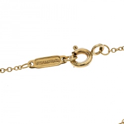 Pre Owned Tiffany & Co. Twist Knot 18k Yellow Gold Pendant Necklace