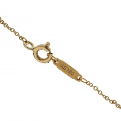 Pre Owned Tiffany & Co. Twist Knot 18k Yellow Gold Pendant Necklace