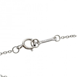 Pre Owned Tiffany & Co. Paloma Picasso Diamond 18k White Gold Octagon Pendant Necklace