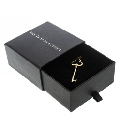 Tiffany & Co. Trefoil Key 18K Yellow Gold Pendant 