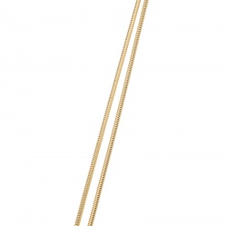 Pre Owned Tiffany & Co. Chain Feather 18k Yellow Gold Lariat Wrap Necklace 