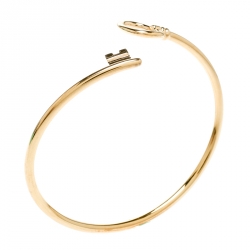 Pre Owned Tiffany & Co. Tiffany Keys 18k Rose Gold Narrow Wire Bracelet