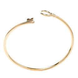 Pre Owned Tiffany & Co. Tiffany Keys 18k Rose Gold Narrow Wire Bracelet