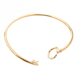 Pre Owned Tiffany & Co. Tiffany Keys 18k Rose Gold Narrow Wire Bracelet
