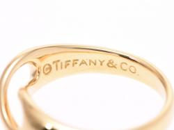 Pre Owned Tiffany & Co 18K Yellow Gold Infinity Ring Size 50