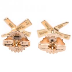 Pre Owned Tiffany & Co. 18K Yellow Gold Paloma Picasso Kiss Earrings