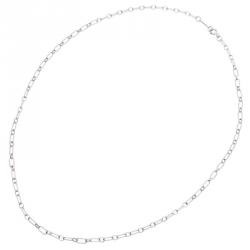 Pre Owned Tiffany & Co. 18K White Gold Chain Necklace 