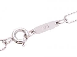 Pre Owned Tiffany & Co. 18K White Gold Chain Necklace 