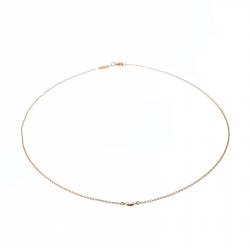 Pre Owned Tiffany & Co. Diamond By The Yard 18K Yellow Gold Pendant Necklace