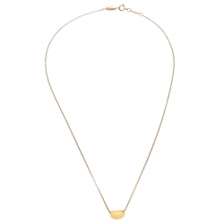 Pre Owned Tiffany & Co. Elsa Peretti Bean 18K Yellow Gold Pendant Necklace 