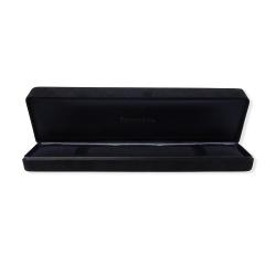 Pre Owned Tiffany & Co. 0.18 CTW Diamond Solitaire 18K Rose Gold Bracelet 