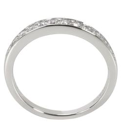 Pre Owned Tiffany & Co. 0.25 CTW Diamond Platinum Wedding Band Ring Size 51