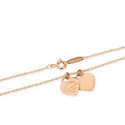Pre Owned Tiffany & Co. Return to Tiffany Heart Tag 18K Rose Gold Pendant Necklace 