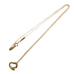 Pre Owned Tiffany & Co. Open Heart 18K Rose Gold Necklace 
