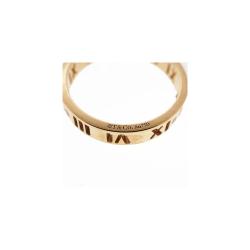 Pre Owned Tiffany & Co. Atlas 18K Rose Gold Diamond Ring Size 52