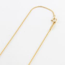 Pre Owned Tiffany & Co. Dot Heart 18K Yellow Gold Platinum Diamond Necklace
