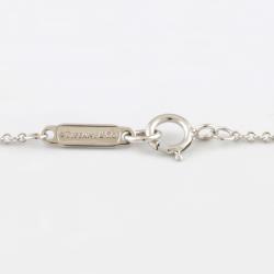 Pre Owned Tiffany & Co. Garden Open Flower Diamond 18K White Gold Necklace