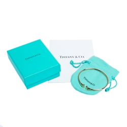 Pre Owned Tiffany & Co. T Wire 18K Rose Gold Bracelet