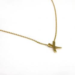 مملوكة مسبقًا Tiffany & Co. X Mini Gold 750 Pendant