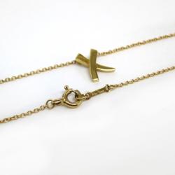 مملوكة مسبقًا Tiffany & Co. X Mini Gold 750 Pendant