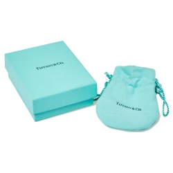 Pre Owned Tiffany & Co. Tiffany 1837 Interlocking Circles Silver & 18K Yellow Gold Pendant Necklace