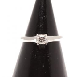 Pre Owned Tiffany & Co. Platinum Diamond Ring Size EU 48