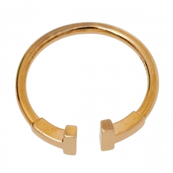 Pre Owned Tiffany & Co. Tiffany T Wire 18K Yellow Gold Ring Size 57