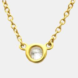 مملوكة مسبقًا Tiffany & Co. Else Peretti Diamond By The Yard 18K Yellow Gold Diamond Necklace