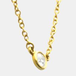 مملوكة مسبقًا Tiffany & Co. Else Peretti Diamond By The Yard 18K Yellow Gold Diamond Necklace