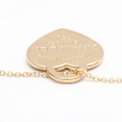 Pre Owned Tiffany & Co. Vintage Return To Tiffany Heart Tag 18K Rose Gold Necklace 