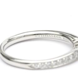 Pre Owned Tiffany & Co. Harmony Engagement Platinum Diamond Ring EU 49