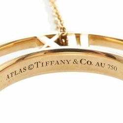 Pre Owned Tiffany & Co. Atlas Circle Open Medallion 18K Rose Gold Necklace