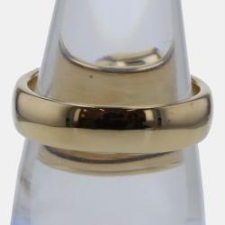 Pre Owned Tiffany & Co. 18K Yellow Gold and Diamond Door Knocker Ring US 10