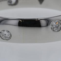 Pre Owned Tiffany & Co. Platinum and Diamond Etoile Band Ring US 10