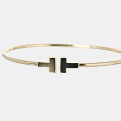 Pre Owned Tiffany & Co. Twire 18K Yellow Gold Bracelet 16