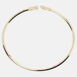 Pre Owned Tiffany & Co. Twire 18K Yellow Gold Bracelet 16