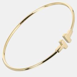 Pre Owned Tiffany & Co. Twire 18K Yellow Gold Bracelet 16