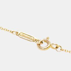 Pre Owned Tiffany & Co. Atlas 18K Rose Gold Diamond Necklace 