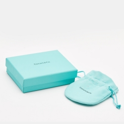 Pre Owned Tiffany & Co. Elsa Peretti  Teardrop Diamond Platinum Drop Earrings