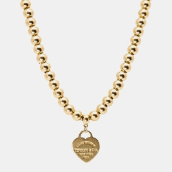 مملوكة مسبقًا سوار تيفاني & كو.  ريترن تو تيفاني ذهب أصفر عيار 18 خرز