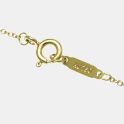 Pre Owned Tiffany & Co. 18K Yellow Gold Return to Tiffany Heart Tag Pendant Necklace