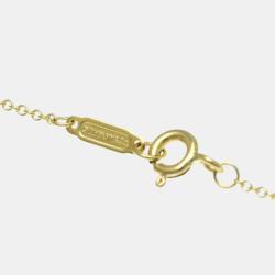 Pre Owned Tiffany & Co. 18K Yellow Gold Return to Tiffany Heart Tag Pendant Necklace
