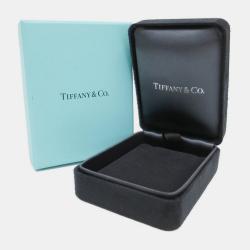 Pre Owned Tiffany & Co. 18K Yellow Gold and Diamond Oval Key Pendant Necklace