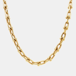 مملوكة مسبقًا Tiffany & Co. HardWear Medium Link 18k Yellow Gold  Necklace