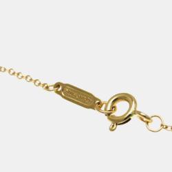 Pre Owned Tiffany & Co. 18K Rose Gold Heart Key Pendant Necklace