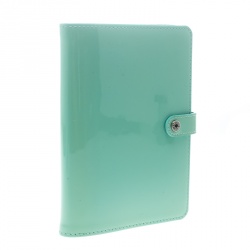 Pre Owned Tiffany & Co. Tiffany Green Patent Leather Notebook Organizer