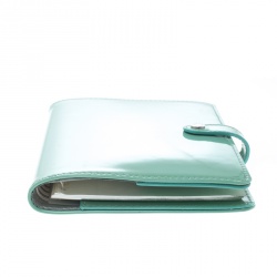Pre Owned Tiffany & Co. Tiffany Green Patent Leather Notebook Organizer